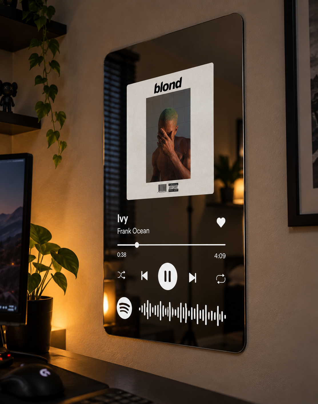 Frank Ocean – Blonde Music Mirror | 24 Inch x 14 Inch