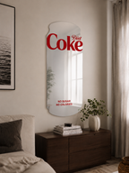 Diet Coke Wall Mirror| 4 Feet x 2 Feet |