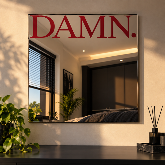 DAMN Wall Mirror | 25 cm x 25 cm