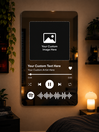Spotify Mirror Customized| Small Variant | 20 x 14 Inch