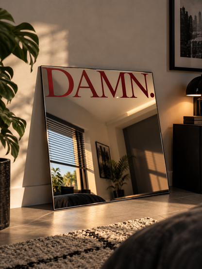 DAMN Wall Mirror | 25 cm x 25 cm