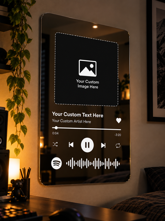Spotify Mirror Customized| Small Variant | 20 x 14 Inch