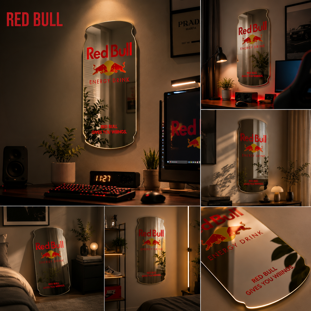 Red Bull Wall Mirror