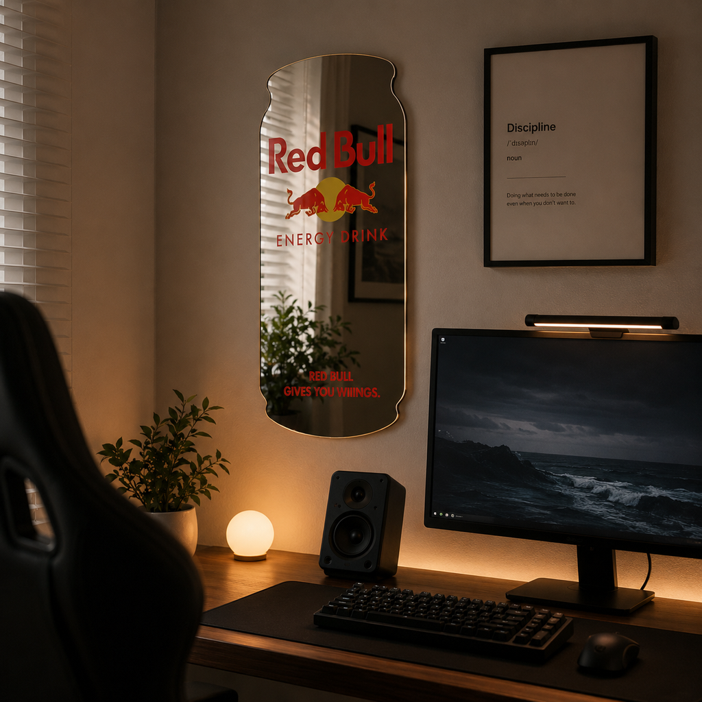 Red Bull Wall Mirror