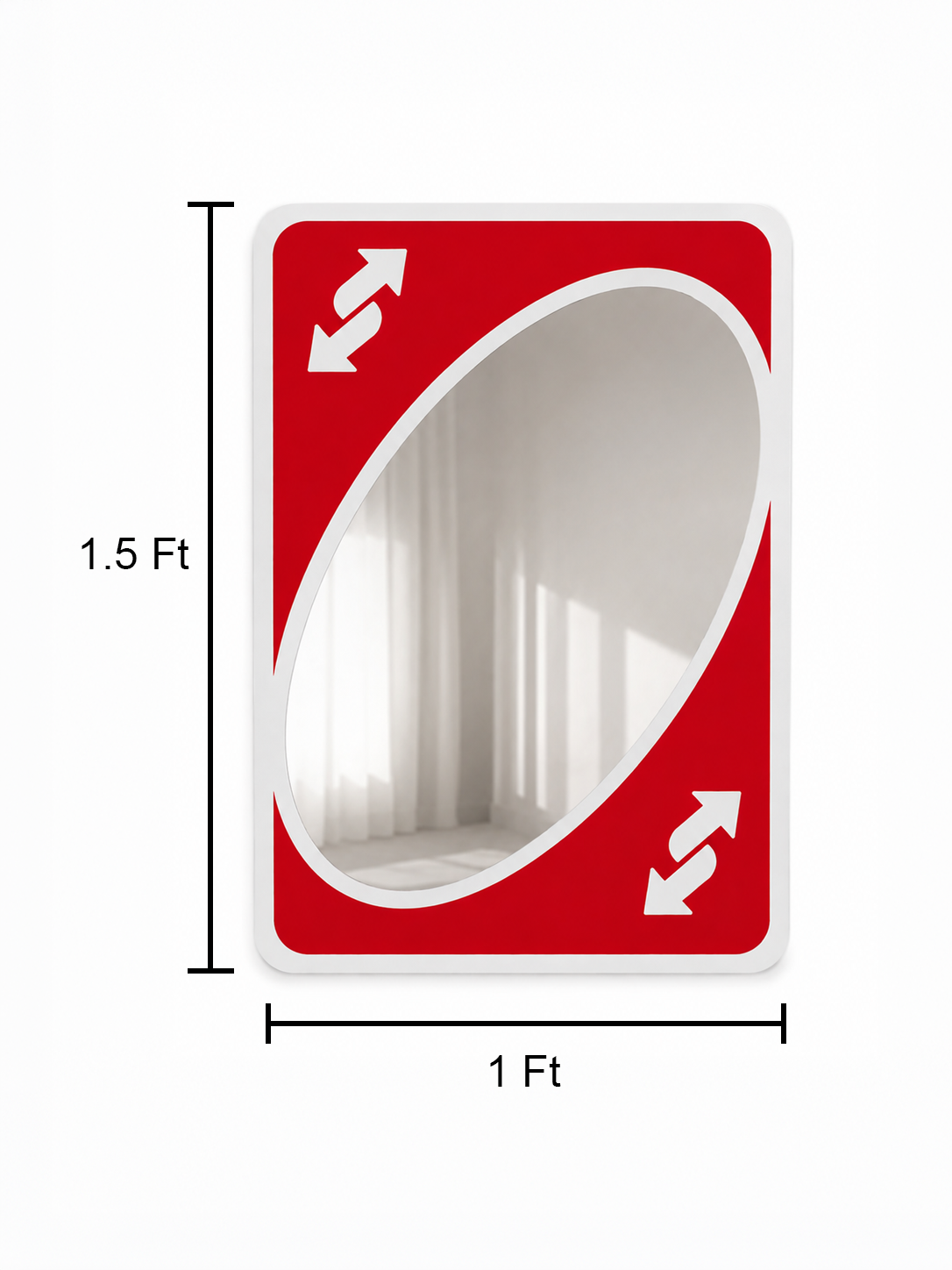 UNO Reverse Wall Mirror