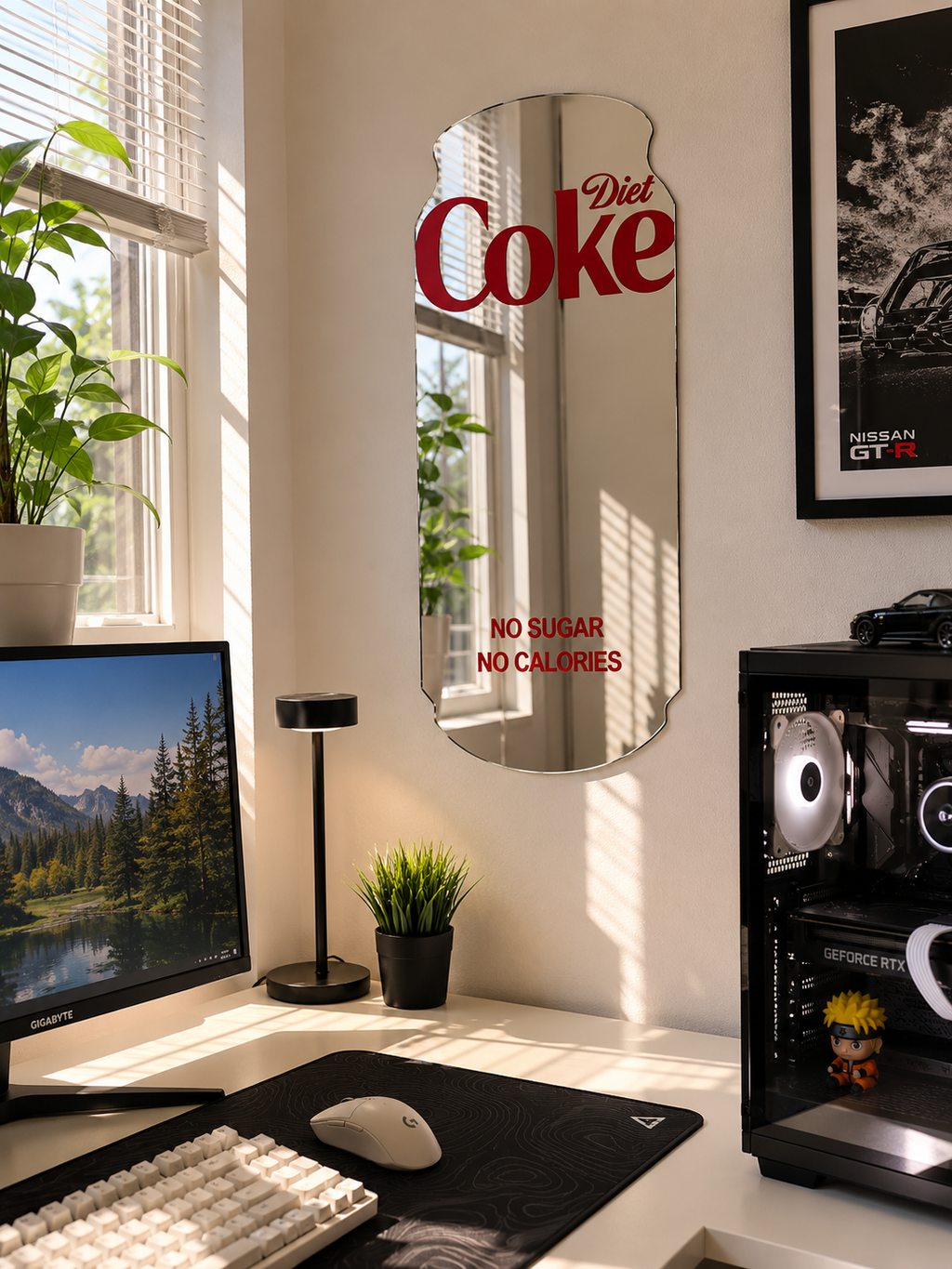 Diet Coke Wall Mirror| 2 Feet x 1 Feet |