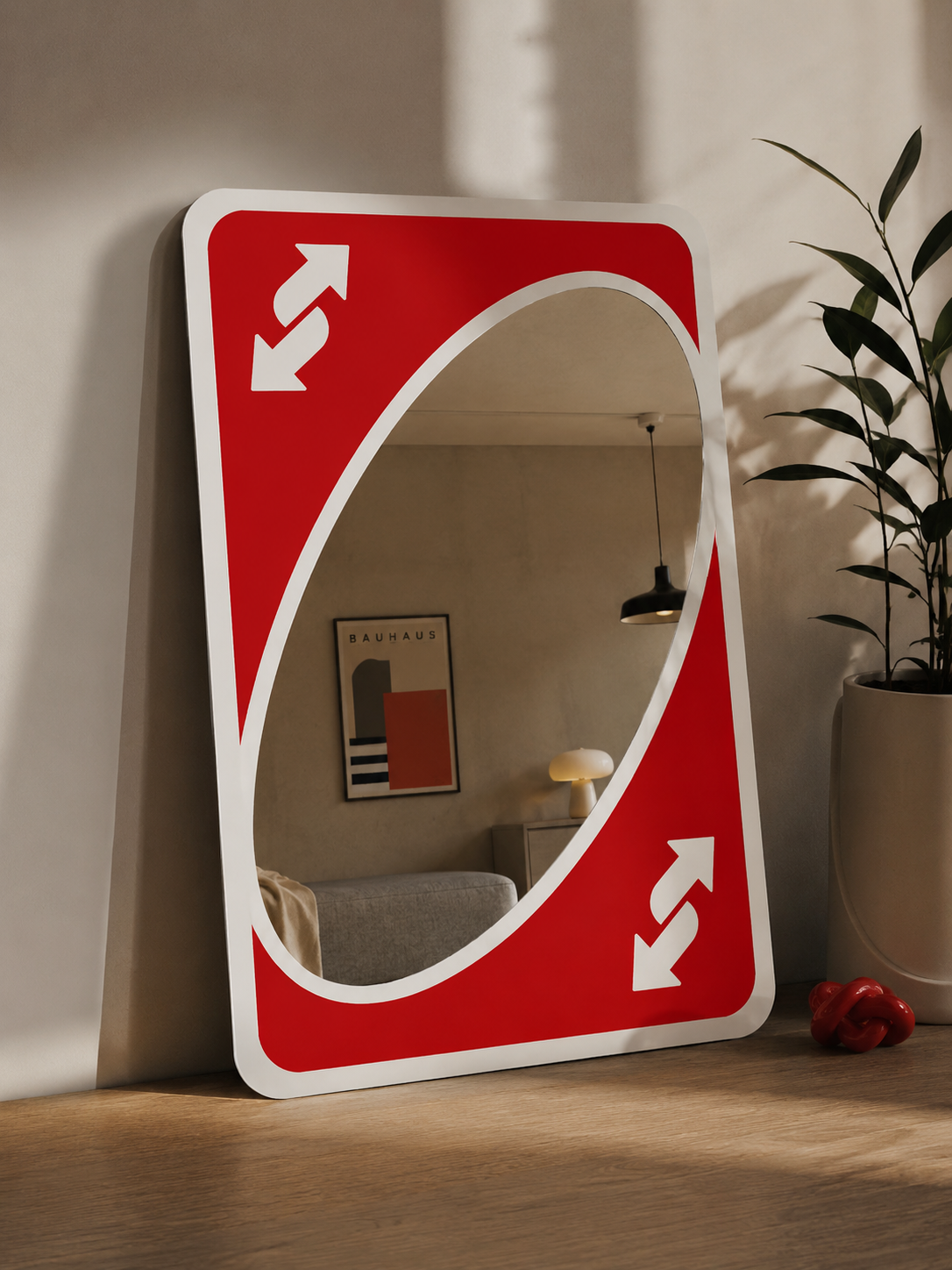 UNO Reverse Wall Mirror