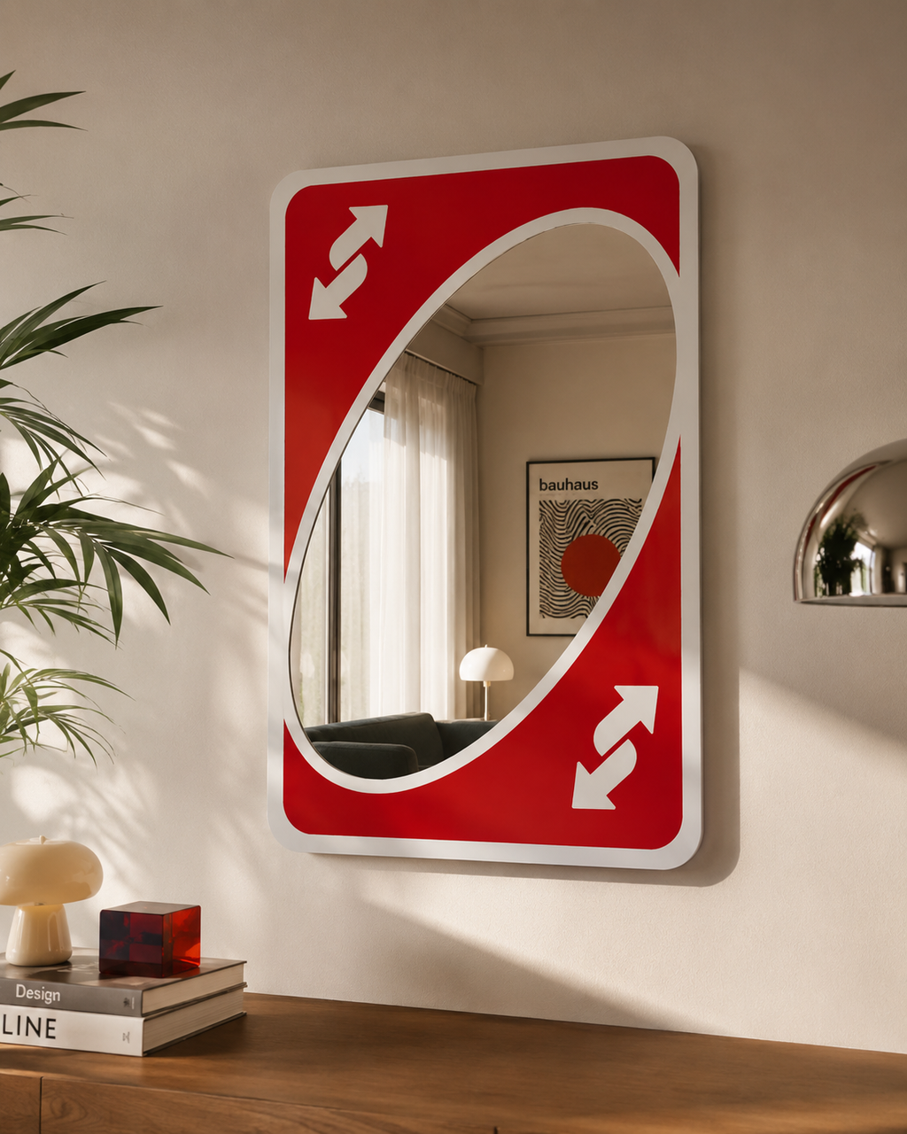 UNO Reverse Wall Mirror