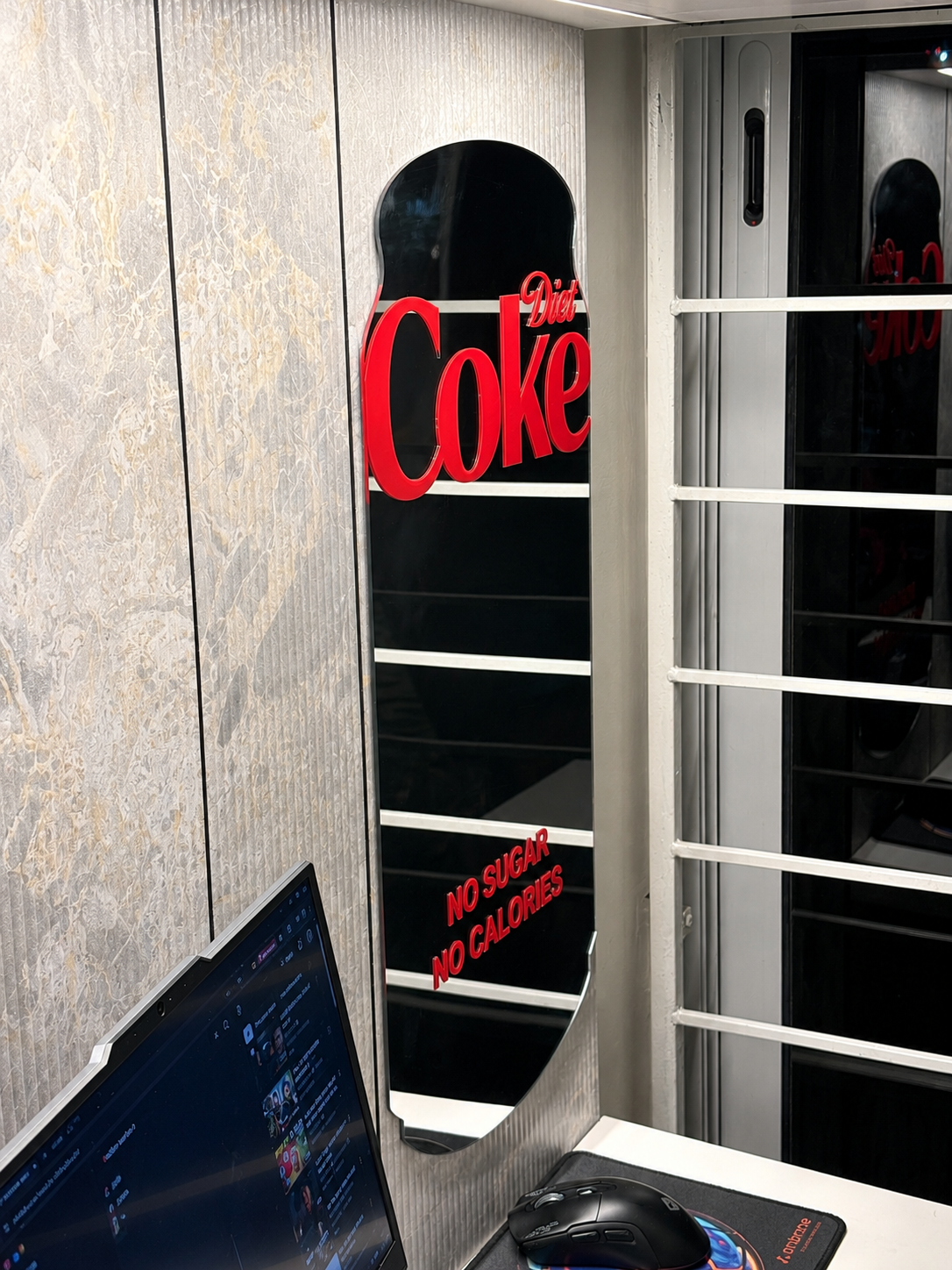 Diet Coke Wall Mirror| 2 Feet x 1 Feet |