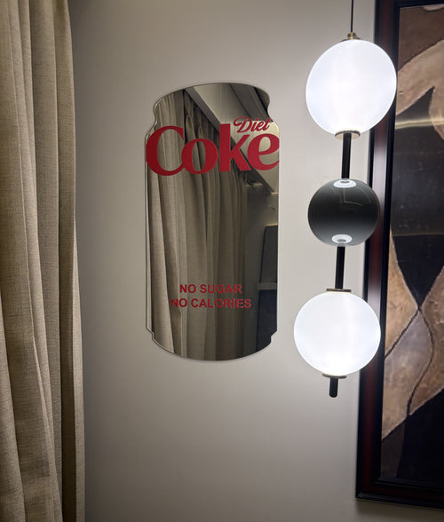 Diet Coke Wall Mirror| 2 Feet x 1 Feet |